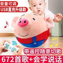 Bread Music Superman Jump Ball Clown Ball Seagrass Nets Red Hops Pig Will Talk Shake-Up Children Plush Toys