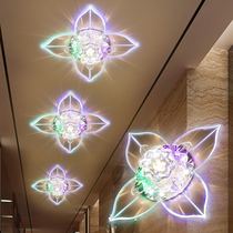  Creative LED aisle light Corridor light Crystal ceiling spotlight Aisle light Entrance light Modern simple foyer light