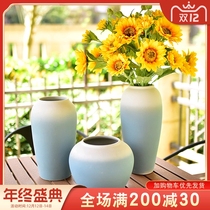 New Chinese ornaments ceramic vases Jingdezhen modern living room porch TV cabinet wine cabinet home decorations