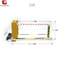 Parking lot childrens toy community release railing landing lift lever Lane car Gate toll station roadblock