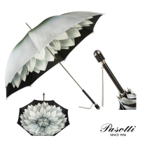 pasotti Italy imported light luxury umbrella parasol handmade limited edition luxury double silver Dahlia