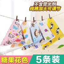 2019 new baby triangle saliva towel Autumn and winter bib Baby boy pure cotton newborn triangle towel bib
