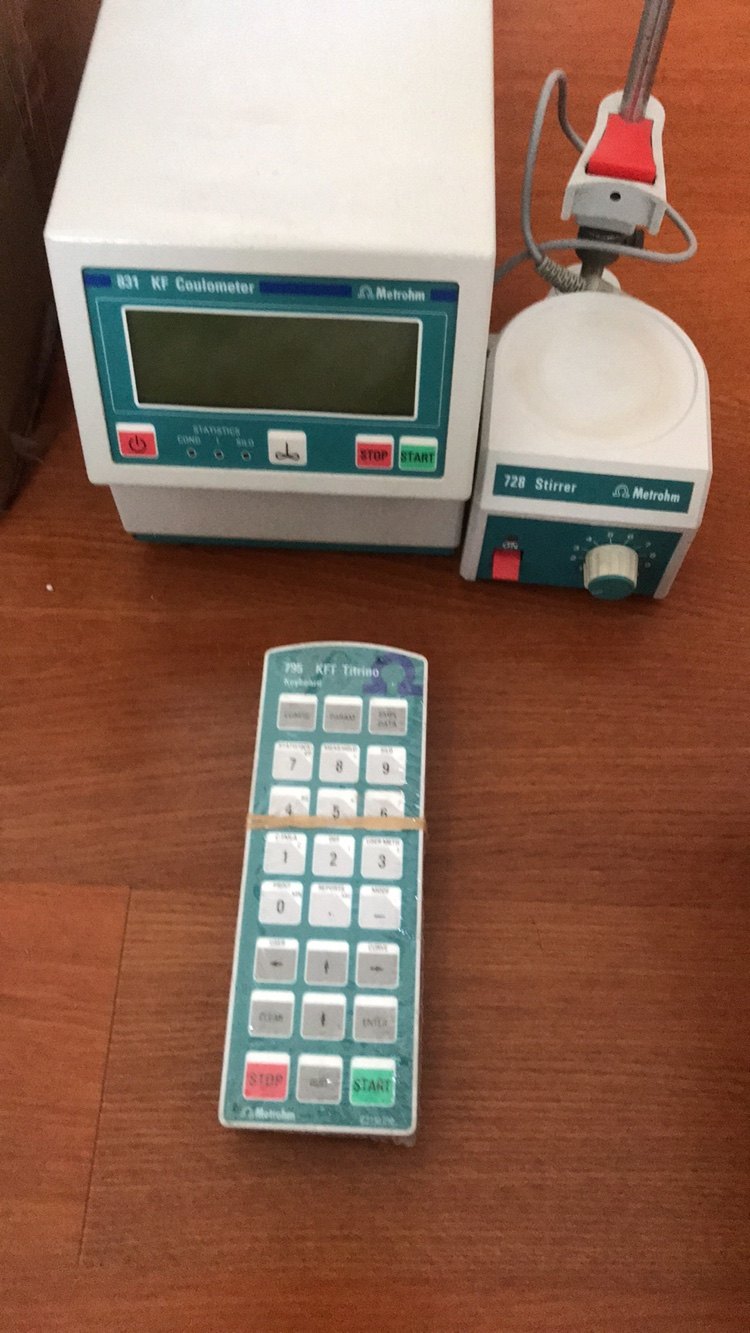 瑞士万通831水分仪键盘