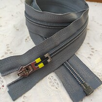 ykk5 nylon zipper 64 cm open tail coat cotton-padded self-locking slider good quality