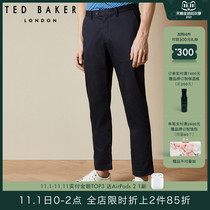 TED BAKER mens fashion simple solid color casual pants