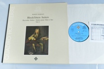 Marin Marais vertical flute sets Hotteterre TELEFUNKEN black rubber LP