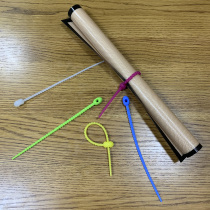 Storage gadget color silicone drawstring to prevent loose and easy to disassemble