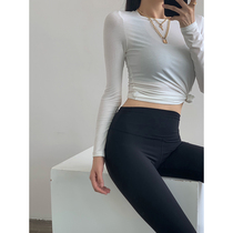 ACUP slim Joker base elastic bottom T-shirt female 202 new thin thin long sleeve top tide tide