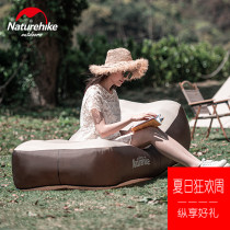 NH Norwegian Guest Outdoor Portable Sloth Inflatable Sofa Bed Net Red Air Mattress Folded Single Nap Air Cushion Bed