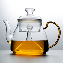 High Boron Silicon Heat Resistant Thickened Full Glass Steam Teapot With Filter Steam Tea Instrumental Home Tea Tea Electric Pottery Furnace Suit