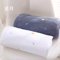 Bath towel female pure cotton suction house swimming with a baby bath towel of an adult child embroidery large bath towel embroidery can be customized