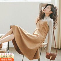  Dress fairy temperament early autumn 2021 new spring thin summer small sling strap winter long skirt