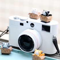 Stereo personality camera hot shoe cover Canon 200DM6 cute cat dustproof Fuji XA7XA5 cartoon doll creative accessories Nikon SLR camera Micro single universal Sony