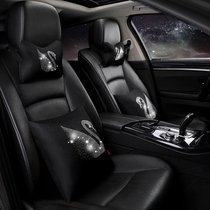 Goddess car headrest neck pillow car seat pillow car seat pillow car waist a pair of cervical vertebrae ladies cute