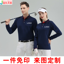 polo shirt custom t-shirt long sleeve advertising culture shirt printed logo lapel long sleeve overalls custom overalls for women