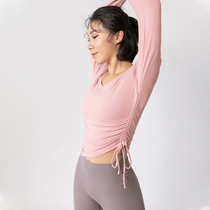  L RECNAVA fitness CLOTHES WOMENs loose running blouse quick-drying sports breathable T-shirt LONG-sleeved yoga suit top