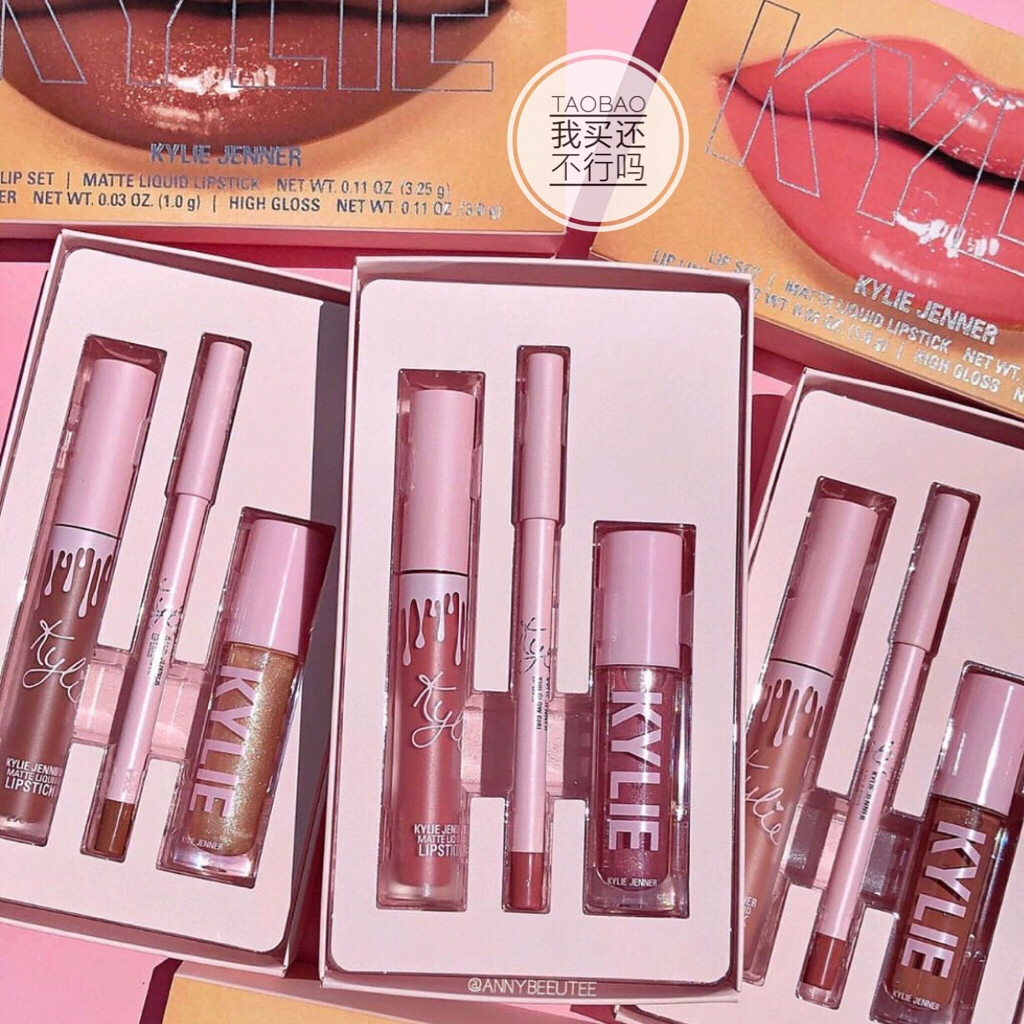 Nơi! Son bóng Kylie Lip Gloss Bộ 3 mảnh Lovestruck / You Glow Girl / 1 of a Kind - Son bóng / Liquid Rouge