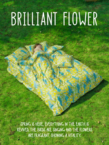 CastleGarden Pure Cotton Independentna bag fields Garden printed quilt cover sheet pillowcase Four sets Flower