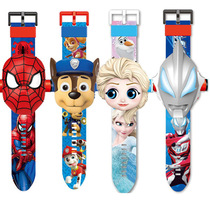 Piggy 3D Projection Watch Peggie Cartoon Ottman Electronic Form Kindergarten Prize Gift Shake Childrens Toys