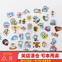 Japanese and Korean hand account stickers emoticon stickers hand account around homemade stickers pack cartoon animal gourmet stickers diary decoration