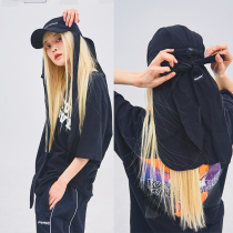 21BSRABBIT Korean ski lacing tide brand BSR rabbit black and white men and women street hiphop hip hop hat