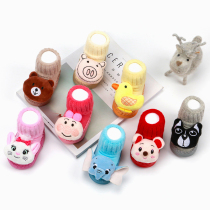 Newborn baby floor socks Spring and Autumn Winter men and women baby thick non-slip soft bottom cotton toddler shoes socks