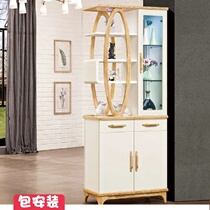 Nordic living room partition foyer cabinet hall cabinet double-sided entrance cabinet wine cabinet home screen shoe cabinet door bar