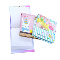 10 small squares hard case pad pad handy paper