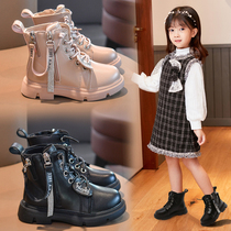 British next alice women shoes Martin boots 2020 winter New English style short boots children cotton shoes plus velvet boots