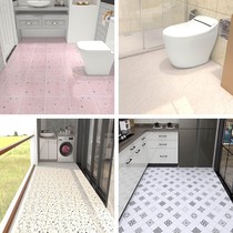 Floor patch self-adhesive kitchen special thickened toilet waterproof strip bathroom toilet Nordic style shower room