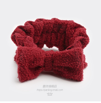  Wash your face and tie your hair with fairy student girl wild forest super fairy headband bow wide-brimmed sweet hair band hair accessories