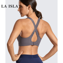 Sports underwear womens big chest show small yoga vest High strength shockproof bra large size fat mm wear running beauty back