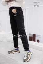 Proud Tiger brand childrens clothing girl in the big children in 2022 autumn and winter thicker cotton jeans 8 - 15 years old