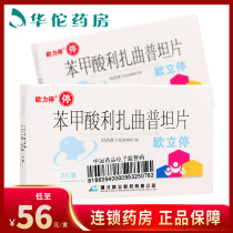 As low as 56 boxes) Rizatriptan Benzoate Tablets 5mg * 3 tablets in the acute treatment of migraine attacks with or without aura