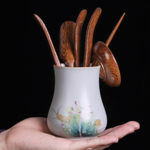 Yu kiln Sixuan Chinese Kung Fu Tea Tool Component Tea Circuit Co-Ceremony Tea Catering Backet Office