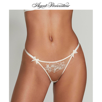 LINDIE embroidery thong AgentProvocateur Transparent seamless underwear AP underwear honey probe