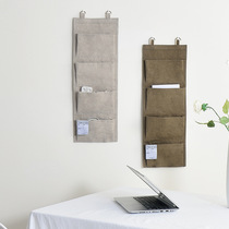 Export Kraft paper door rear hanging bag debris storage bag wall storage bag household wall hanging wall bag hanging