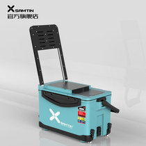 2021 new Rychen fishing box can take fishing box 2020 multifunction ultra-light ultra hard thickened full fishing box 36L