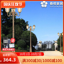 led garden lights 3 m outdoor garden villa home high pole outdoor waterproof European style retro community landscape street lights