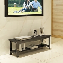 Simple TV cabinet steel wood TV rack combination Video Cabinet low cabinet simple living room combination floor cabinet