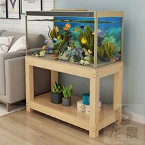 Floor cabinet fish tank bottom cabinet multi-layer table square cabinet living room partition 60cm cabinet 50cm water plant tank 40cm storage