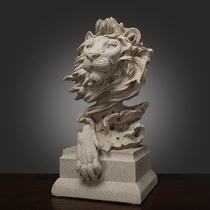 Office Swing Piece Company Shop Business Opening Gift Male Eagle Male Lion Animal Sculpted Living Room Wine Cabinet Adornment