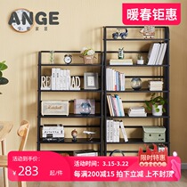 Simple Children Bookshelf Floor Multilayer Bookcase Shelf Iron Art Living Room Minima Modern Home Bedroom Containing Shelf