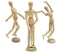 Sketch model Puppet Man 12 inch wood joint man 8 inch small wooden man pose wooden man painting model
