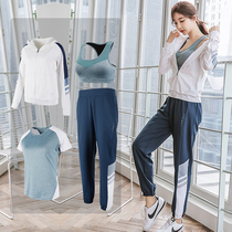 Yoga Clothes Women Gym Fitness Room Casual Sports Fashion Loose Outdoor Running Display Slim Speed Dry Mesh Red Autumn Winter Style Suit