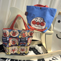 Anpanman handbag Mommy bag Large bento bag lunch box bag Canvas bag large lunch box bag