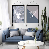 Douyin background cloth ins hanging cloth living room background wall tapestry hanging bed bed B & B decoration painting meter box wall cloth