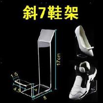 Stacked shoe bracket bottom frame booth high and low shelf store childrens shoes childrens shoes shelf placement shelf sandals propped mens shoes.