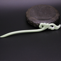 New products Ancient style hairpin jewelry Ancient costume mens hairpin Chinese style Hanfu cos knight inserted comb jade hairpin headdress