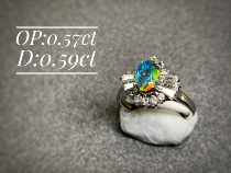 Sold Opal Island Boutique Lightning Ridge Black Opal Colorful Ring